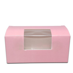 Macaron box MALÝ 10x4,5 cm Růžová