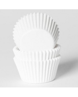 Muffinförmchen HoM kleine, Mini 60 Stk. weiß