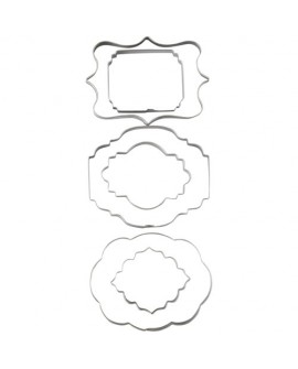 Moulded label set 6 pcs. Wilton 417-7555 Placemats Label