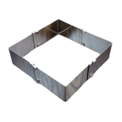 Rant regulowany 10 - 18 cm Wys. 5 cm Forma kwadrat prostokąt