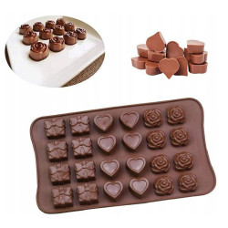 Silikonform PRALINES Choco Gianduia Silikomart Pralinen