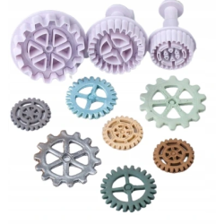 Culpitt stamping punches 4 pcs. Blossom flowers