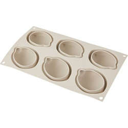 3D Silikonform Silikomart MINI GEMMA 6 Schlitze