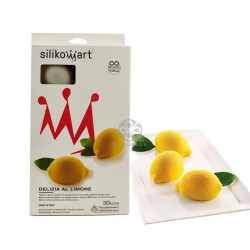 Silikomart 3D szilikon forma LEMON 6 nyílású monoadagok