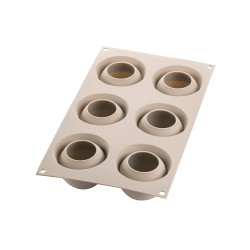 3D Silikonform Silikomart MINI GEMMA 6 Schlitze