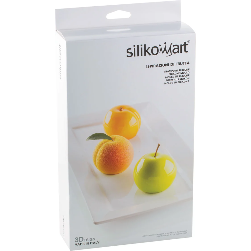 3D silikonová forma Silikomart OVOCE 6 dutin monoporce