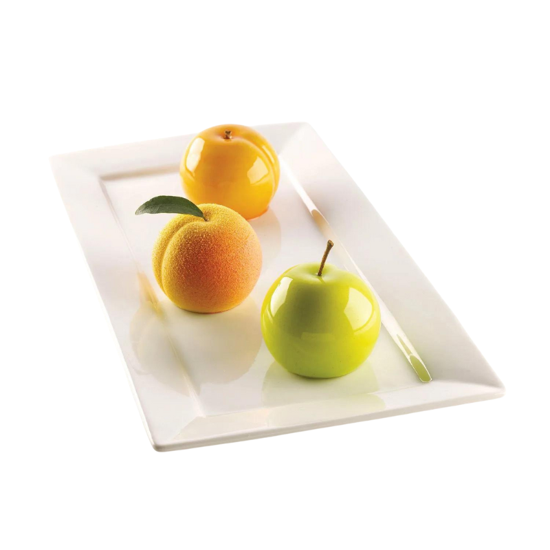 Silikomart 3D Silikonform FRÜCHTE 6 Fächer Monoportionen