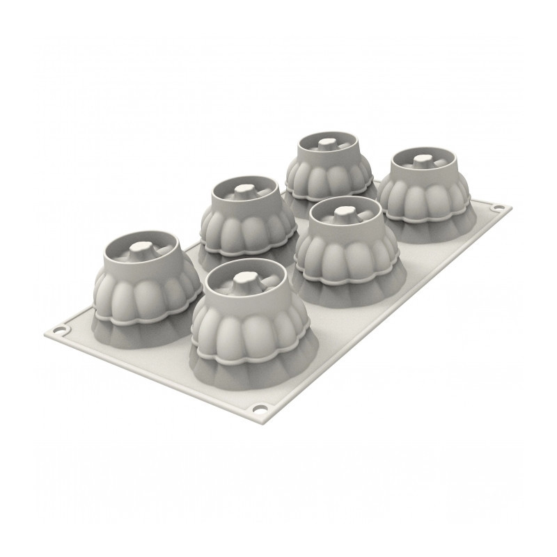 Forma silikonowa 3D Silikomart DYNIE 6 gniazd monoporcje