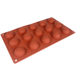 Forma silikonowa KULE 5 cm Półkule