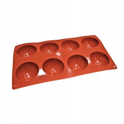 Silikonová forma KOULE 5,8 cm Polokoule 8 nástr.