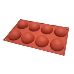 Silikónová forma GULIČKY 5,8 cm Pologule 8 zásuviek