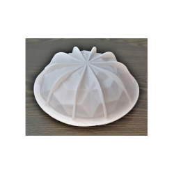 Forma silikonowa Kopułka Techno Origami tort musowy 18 cm