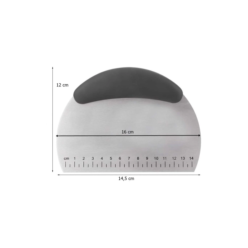 Teigschaber/Kuchenmesser 14 cm Ausstecher