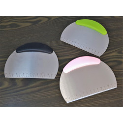 Packa/ Skrobka/ Nóż do ciasta 15 x12 cm Stal Nierdzewna Do wyrównywania kremu metalowa