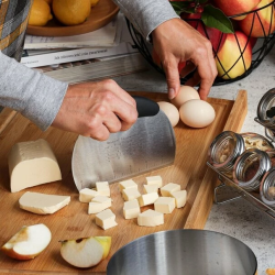 Packa/ Skrobka/ Nóż do ciasta 15 x12 cm Stal Nierdzewna Do wyrównywania kremu metalowa