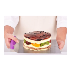 Spatula, pastry carrying tray 20x20 cm Wilton