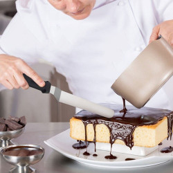 Sima, hajlított spatula (törött) 26 cm-es spatula