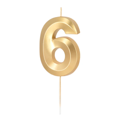 DIAMOND Silver 9 number candle