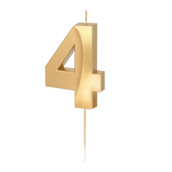 Svíčka se zlatým číslem, 4. narozeniny