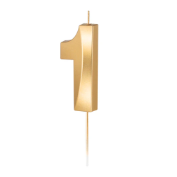 DIAMOND Silver 9 number candle