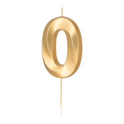 DIAMOND Silver 9 number candle