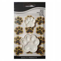 JEM Pop It Paw Mould 2 sizes Paw print