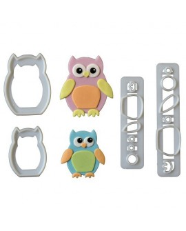 FMM EYE PUNCHES 2 sizes Mould Owl Punch-outs Owl