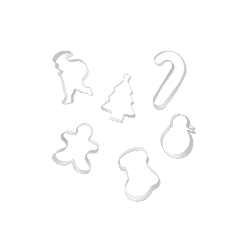 Set mit 6 Weihnachtsformen