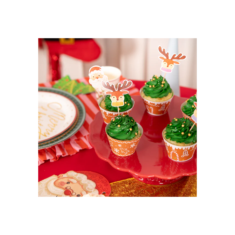 Game On Picks 8 pcs. Minecraft cupcake decorations