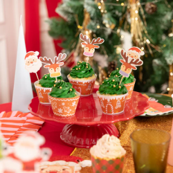 Game On Picks 8 pcs. Minecraft cupcake decorations