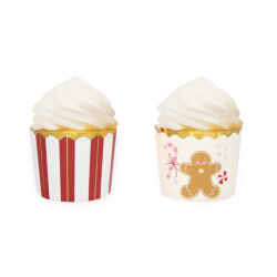 Papilotki kubeczki PASTELOWE RÓŻOWE 24 szt