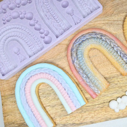 Katy Sue Seahorse silicone mould 4 designs Katy Sue Seahorse silicone mould 4 designs