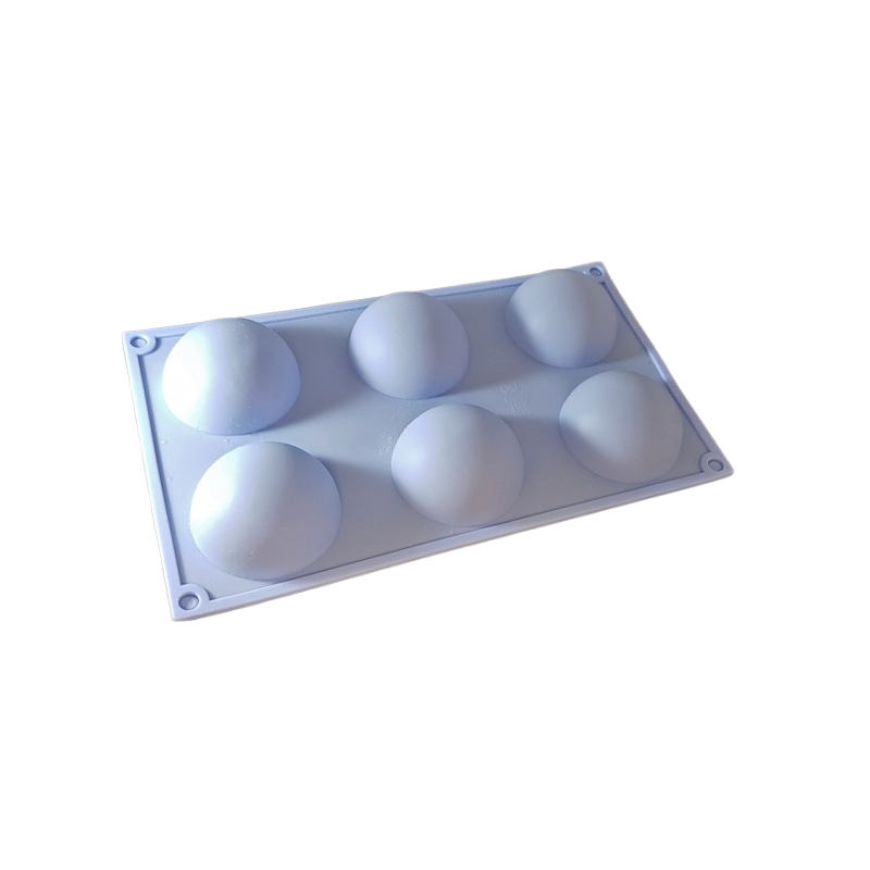 Szilikon forma GOLYÓK 6,5 cm Féltekék 6 foglalat