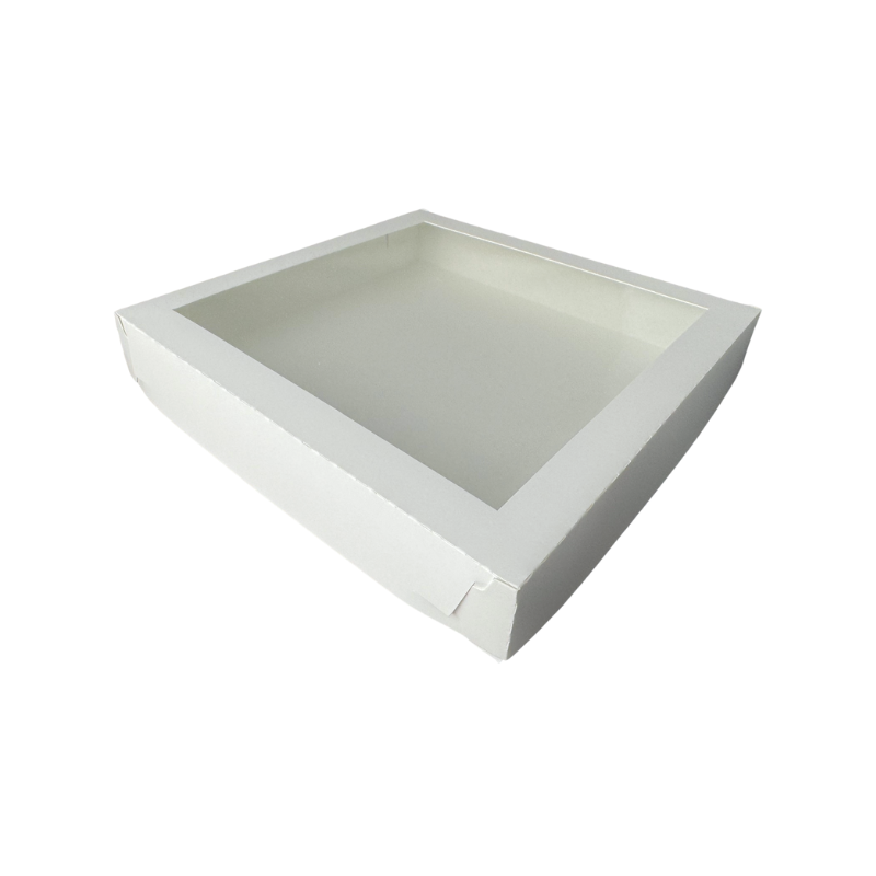Lebkuchenbox 25x25x4 cm Weißgold Eko 5 Stk.