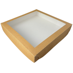 Kartonik na pierniczki 25x25x4 cm Naturalny 5 szt.