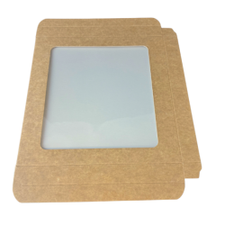 Lebkuchenbox 25x25x4 cm Weißgold Eko 5 Stk.