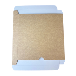 Lebkuchenbox 25x25x4 cm Weißgold Eko 5 Stk.