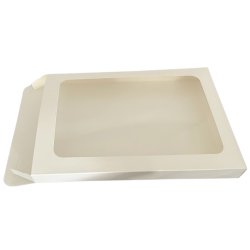 Lebkuchenbox 25x25x4 cm Weißgold Eko 5 Stk.