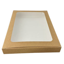Lebkuchenbox 25x25x4 cm Weißgold Eko 5 Stk.