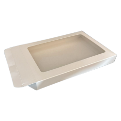 Lebkuchenbox 25x25x4 cm Weißgold Eko 5 Stk.