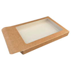 Lebkuchenbox 25x25x4 cm Weißgold Eko 5 Stk.