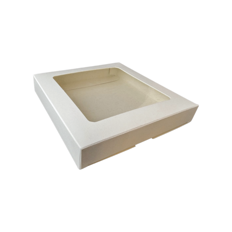 Gingerbread box 15x15x2 cm White 5 pcs.