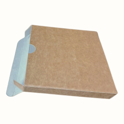 Lebkuchenbox 25x25x4 cm Weißgold Eko 5 Stk.
