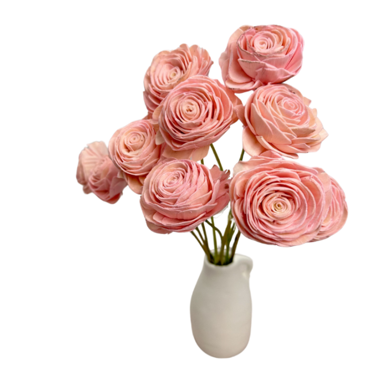 Getrocknete Blumen BELL CUP Tortendekoration 1 St.