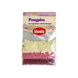 Posypka Slado maczek Różowy miks 2mm 20g