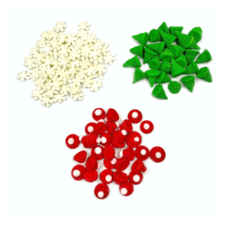 Slado MINI Christmas meringue sprinkles 20g snowflake hats Christmas trees