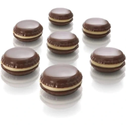 Silikonform Weihnachtsmuster 3,5 cm 12 Schlitze