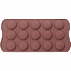 Forma silikonowa KULE 5 cm Półkule