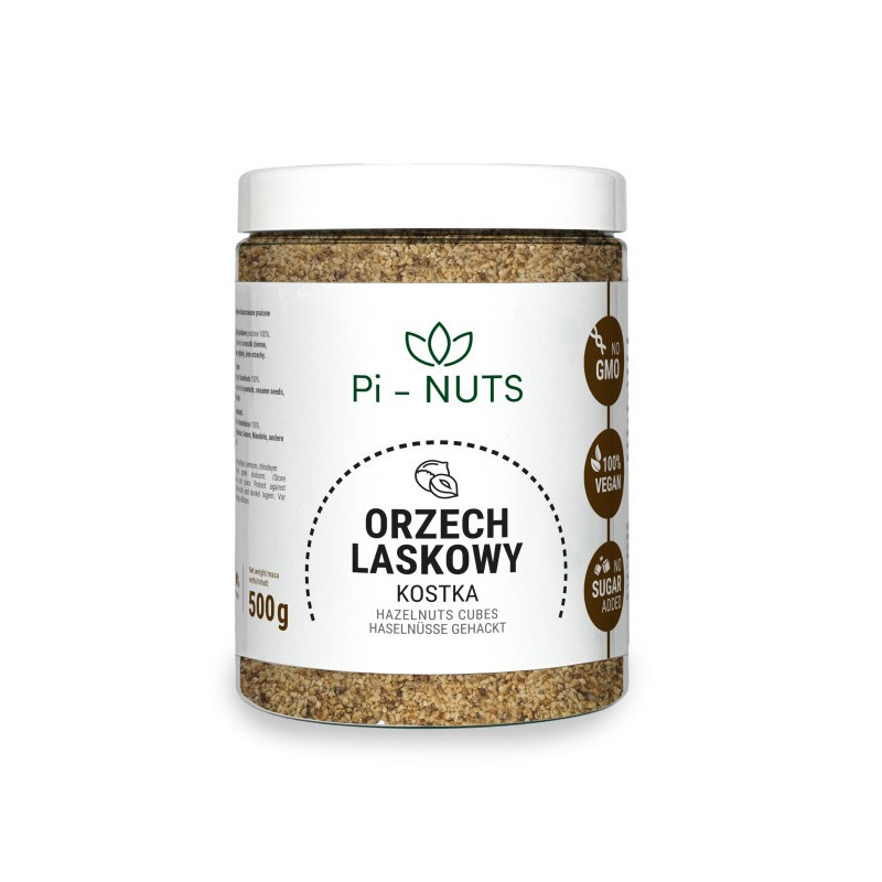 Orzech laskowy kostka Pi-nuts 500g krokant