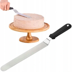 Smooth, curved spatula (broken) 32 cm spatula
